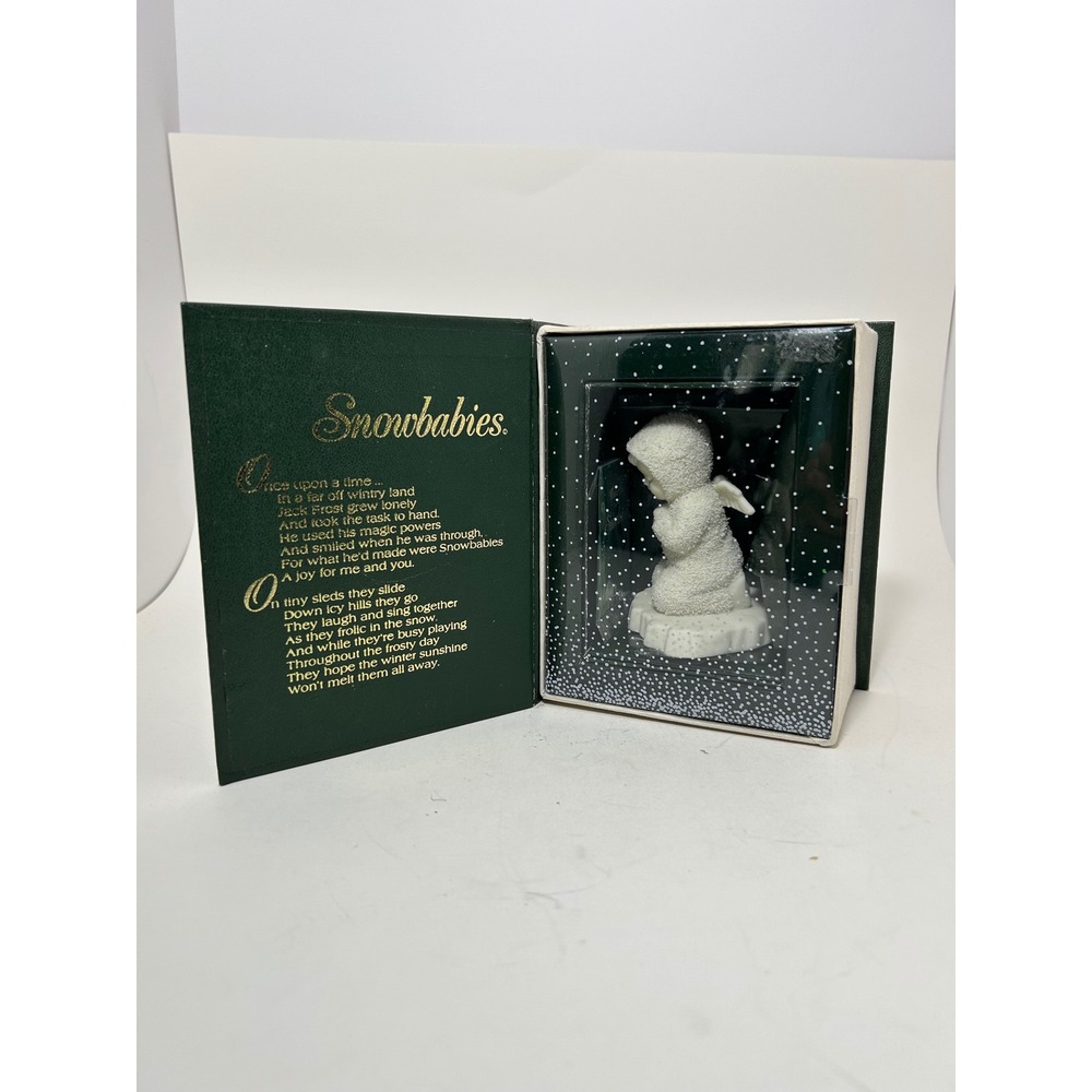 Dept 56 Snowbabies Now I Lay Me Down To Sleep Figurine in Book‎ Box 68390